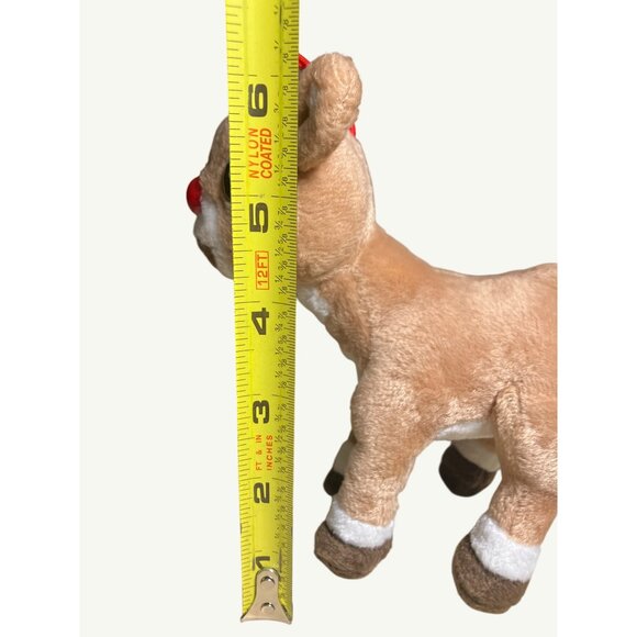 Rudolph The Red-Nosed Reindeer Plush Toy Ornament - Picture 8 of 10